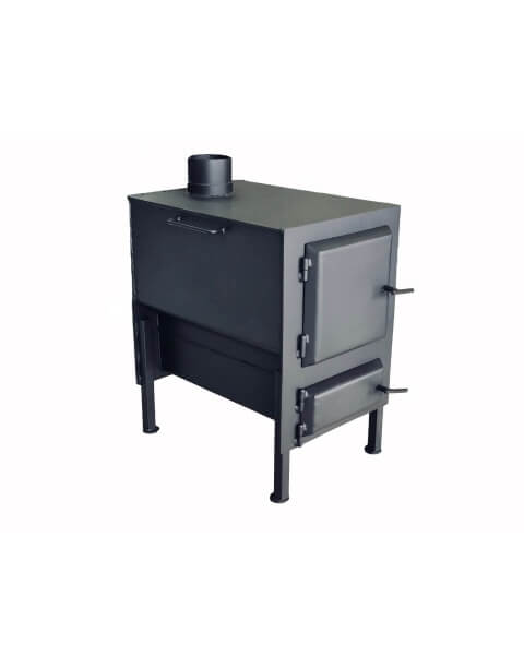 Печь буржуйка 430×900×750 мм с плитой - купить в 